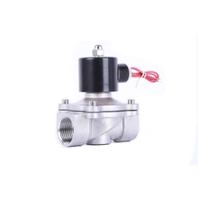 DN40 фонтан подводный Соленоидный клапан 1,5 дюймов N/C SS304 прямого действия IP68