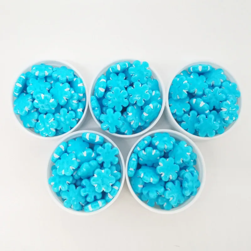 20g Christmas White Snowflake Cake Baking Fondant DIY Christmas Decoration Christmas Candy Free Shipping