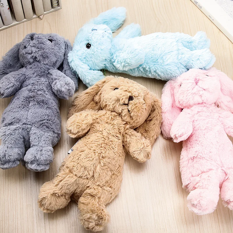 

Kawaii creative cute animal Q version plush doll pen bag simple girl small fresh storage stationery bag pencil bag