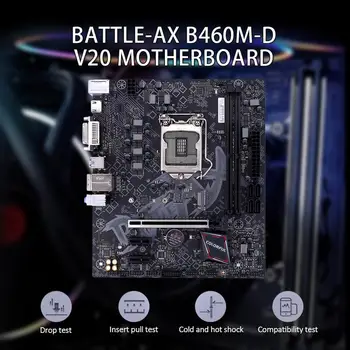 

Colorful BATTLE-AX B460M-D V20 Gaming Motherboard with Dual DDR4 Memory Slots Support 10th Generation Intel Core Processors