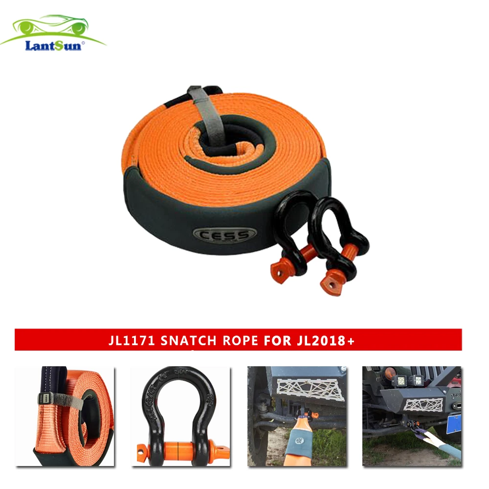 9m trailer rope 15t pull force + 2 u hook combinations LANTSUN JL1171
