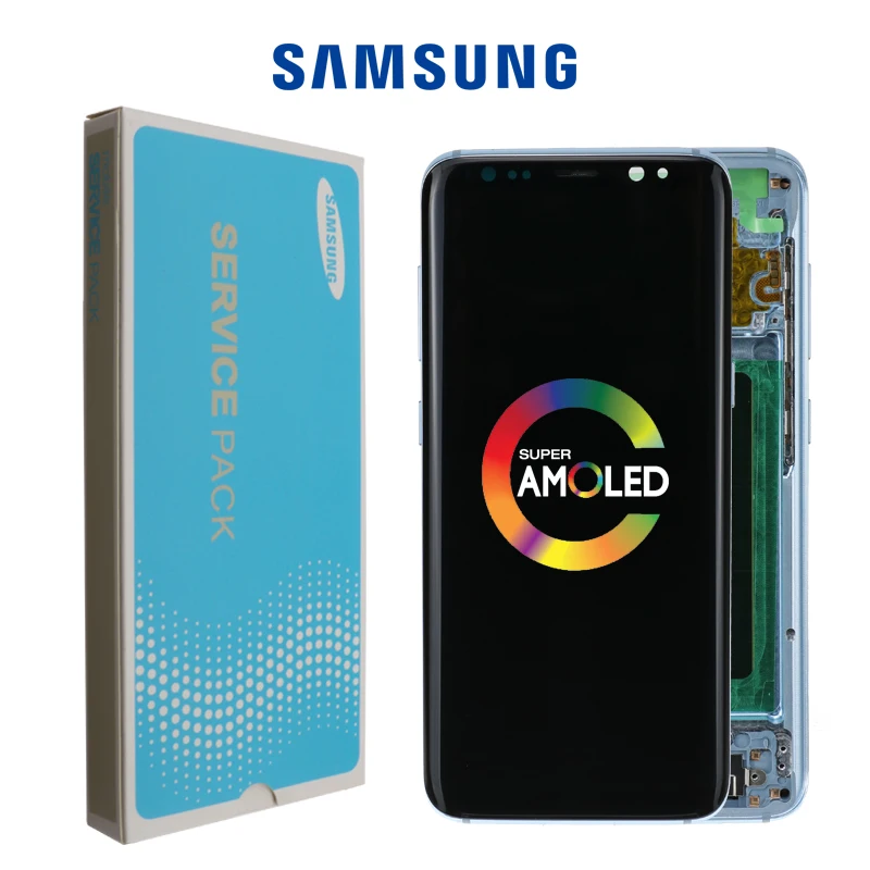 Супер AMOLED для Samsung Galaxy S8 plus G950 G950F G955fd G955F сгоревший теневой ЖК дисплей с