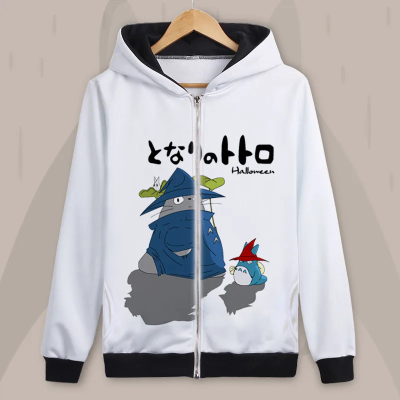 Tonari no Totoro Grass wall толстовка с капюшоном, костюм для косплея, для мужчин и женщин, модная мультяшная куртка с капюшоном, школьная форма для студентов