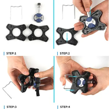 

ABSalloy bicycle pair pedals flat support converter for Speedplay zero pedals adapter cycling road bike Pedal partsfree shipping