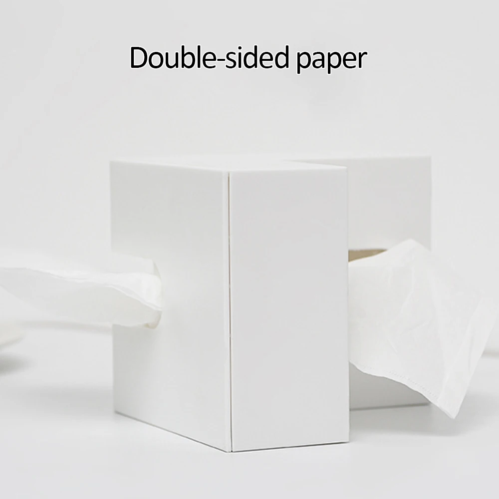 Креативная Скандинавская коробка для салфеток, держатель для бумажного контейнера, чехол для салфеток, современный Органайзер, открывающийся с обеих сторон для ванной комнаты, домашний декор