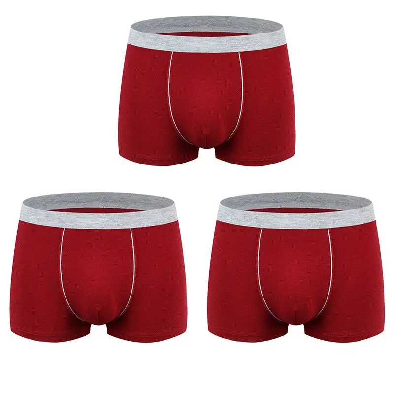 F 3PCS 9XL, большие размеры, мужское нижнее белье, мужские боксеры, много, одноцветные трусы, шорты, мужские хлопковые трусы, дышащие, интимные мужские боксеры, 4 шт - Цвет: F 3PCS