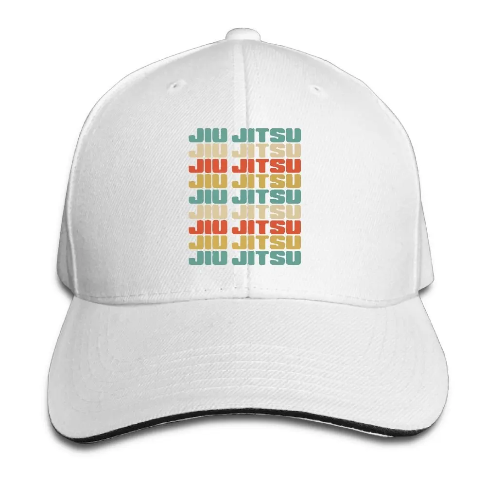 Unisex JIU Jitsu - Brazilian Trucker Cap Adjustable Peaked Sandwich |