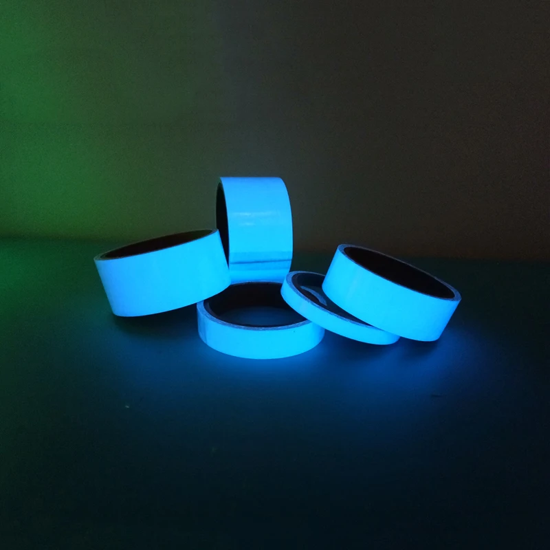 1pc Sky blue Самоклеящаяся светящаяся лента светится в темноте зеленый дом Декор используется на бетонных полов лестничные ступени, подступни 3 м - Цвет: 1pc Sky blue