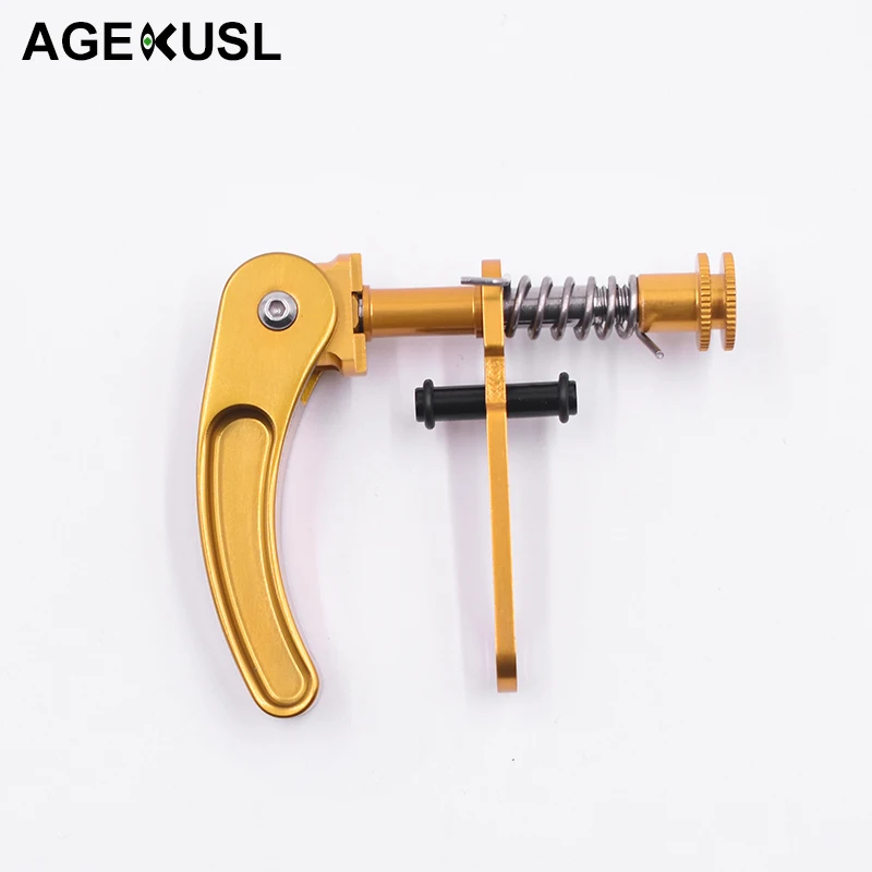 TWTOPSE Bike Seatpost Clamp 38.6g For Brompton Folding Bicycle Seat Post Quick Release Clamp Titanium Axle Part Accessory