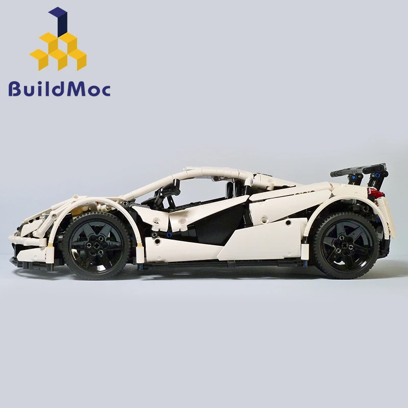 BulidMOC ICARUS Supercar строительные блоки игрушка совместима с 42056 MOC 4562 city technic mlaren P1 приложение RC модель автомобиля Кирпичи Игрушки