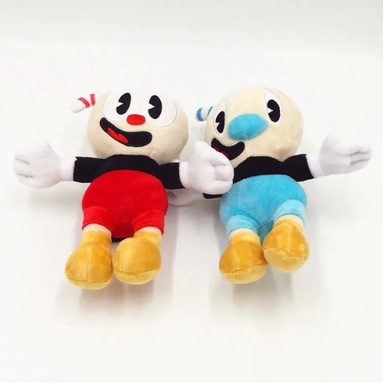 25 см Cuphead плюшевые видеоигры Mugman Boss the Devil легендарные чаши мягкие набивные куклы, игрушки для детей на день рождения рождественские подарки