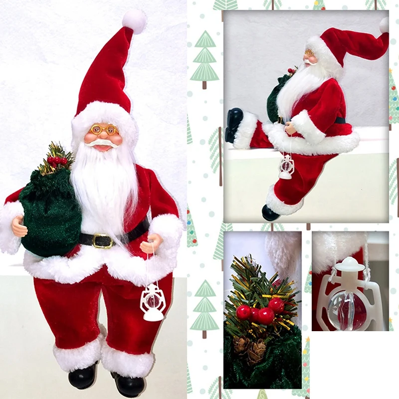 Home Decor Christmas Ornaments Gift Santa Claus Snowman a Christmas Toy for Santa Claus a Christmas Kids Gift Decorations