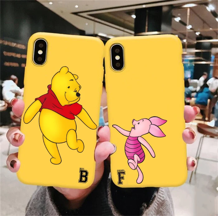 

Winnie the Pooh cute bear Couple color soft silicone phone case For huawei p30 pro p30 lite p20 pro p10 mate 20 p10 lite