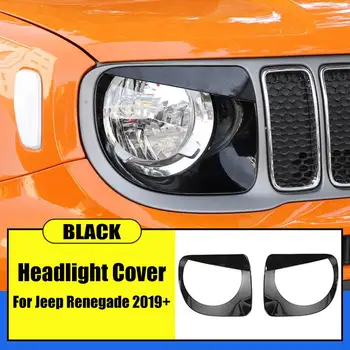 

Front Light Headlight Lamp Angry Eyes Trim Cover For Jeep Renegade 2019 up