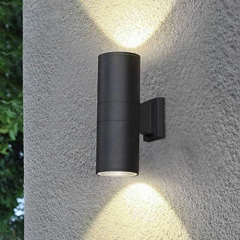 

16*6.5cm Door Light Patio Wall Lights Double Head LED Wall Light Waterproof Outdoor Garden Door Lamp 1 Pcs