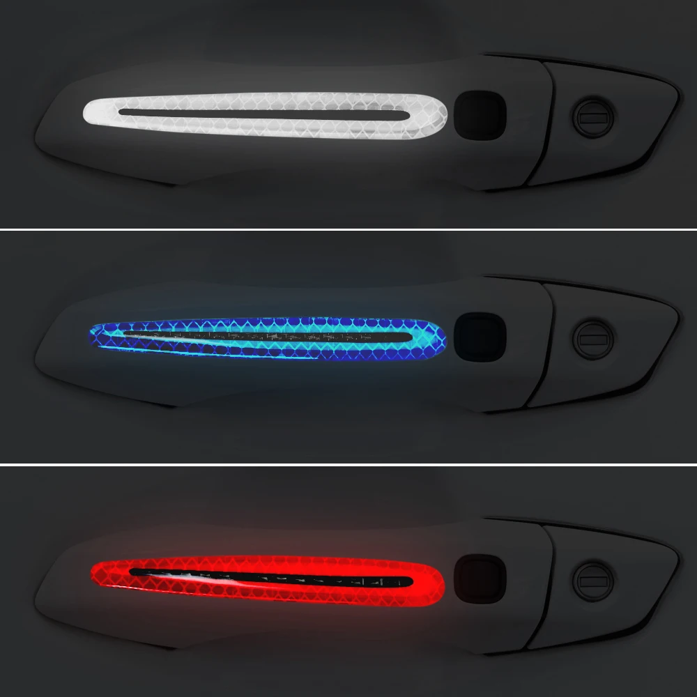 4 шт. автомобильные аксессуары наклейка на дверную ручку для Mitsubishi Outlander Lancer 10 Pajero