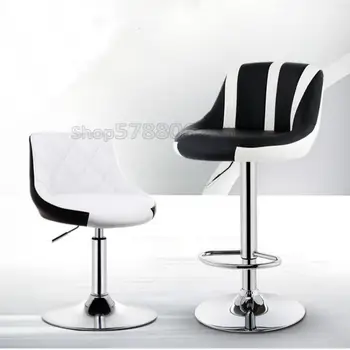 

European bar stool lift rotating bar chair cash register high stool home beauty front back stool