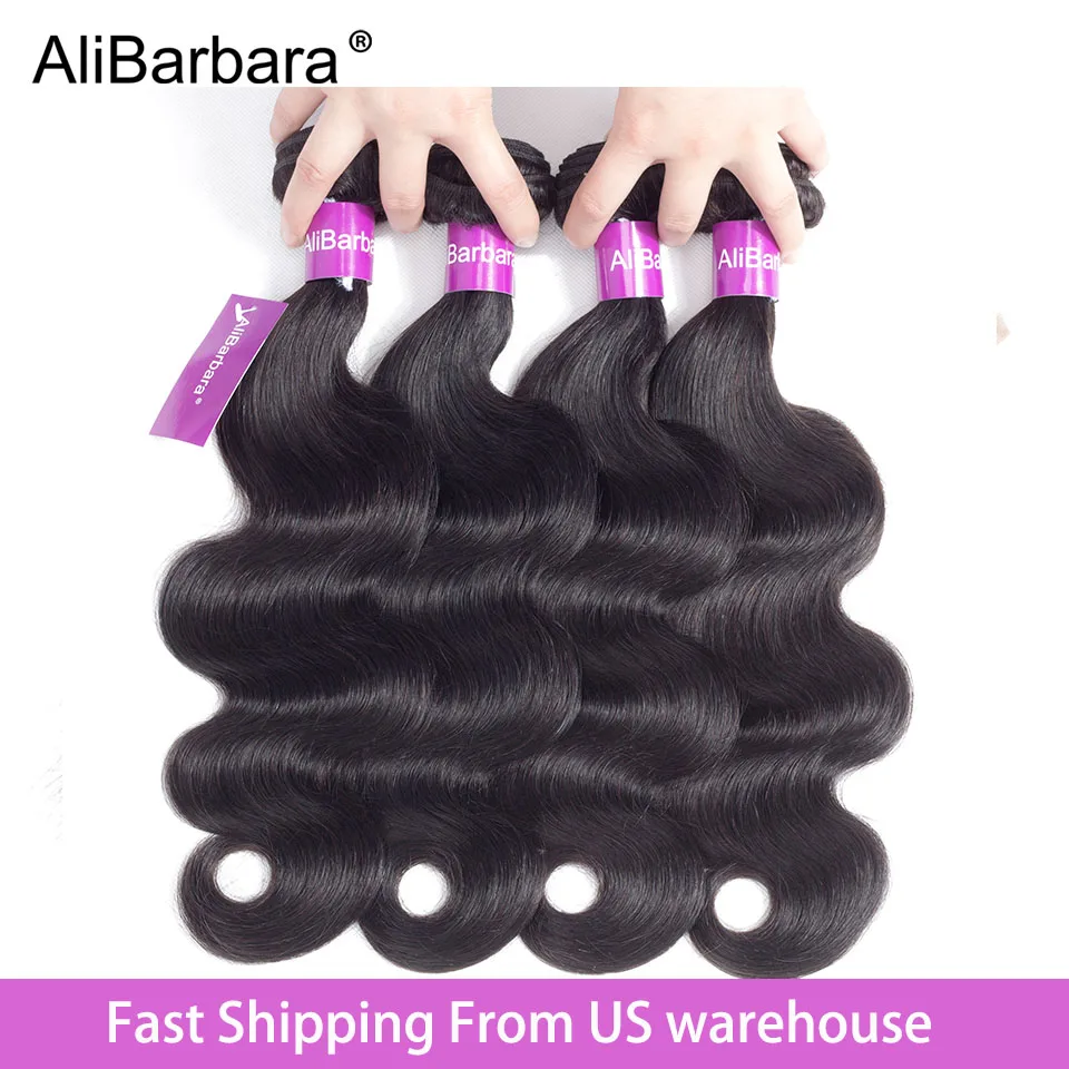 AliBarbara Peruvian Body Wave Hair Bundles 100% Human Hair weaves Extension Natural Color 8-28inch Non remy Hair weaving Bundles AliBarbara Peruvian Body Wave Hair Bundles 100% Human Hair weaves Extension Natural Color 8-28inch Non remy Hair weaving Bundles