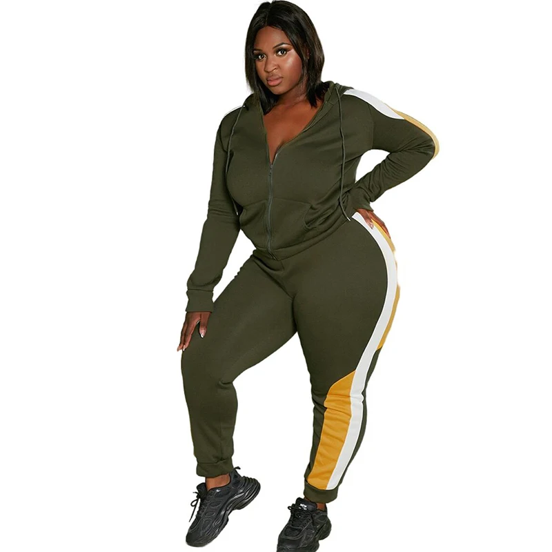 Plus Size Tracksuit Women Clothing Pant Suit Long Sleeve Hooded Sweater Ladies  Jogging Suits Sport Outfit Dropshipping Wholesale - AliExpress