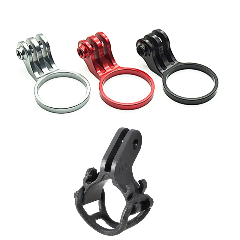 

Alloy Bike Light Mount Adaptor Universal for Cycling Flashlight or Cateye Volt Flash Light Adapter with bolts