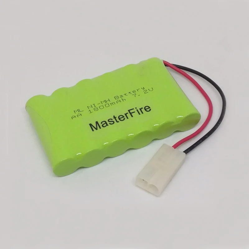 MasterFire Ni-MH 7,2 V AA 1800mAh аккумуляторная батарея NiMH батареи с вилкой