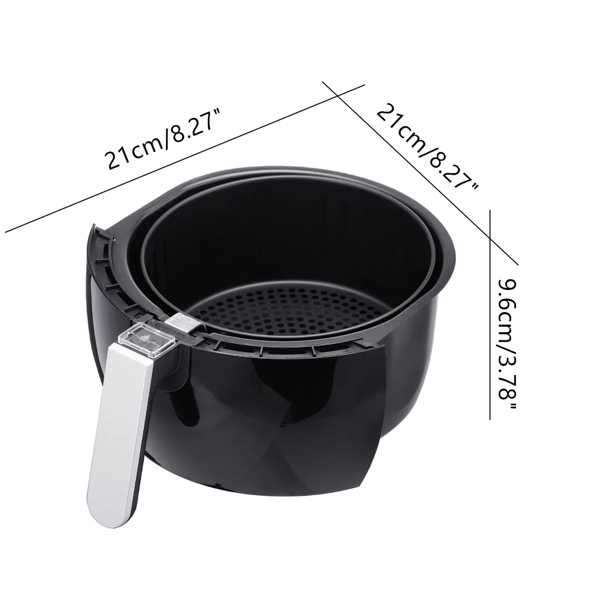  1400W 3.6L Oil-free Air Fryer Multifunction Cooker Smart Airfryer Pizza Maker Temperature Control T - 4000411373143