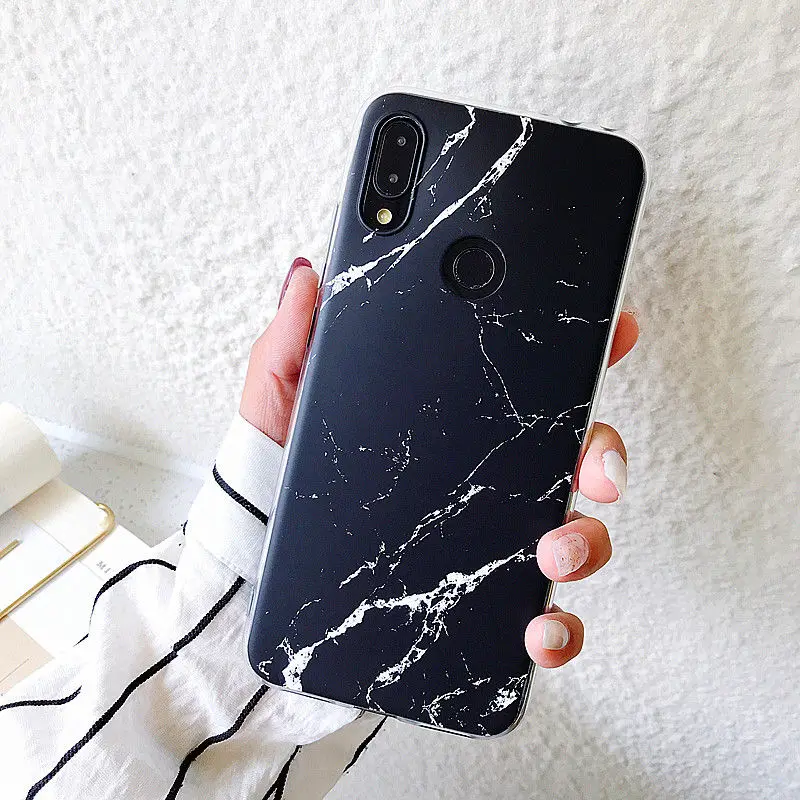 FLYKYLIN мраморный чехол для Samsung Galaxy A7 A6 Plus A9 задняя крышка на M10 A10 A20 A30 A50 A70 TPU силиконовый чехол подставка