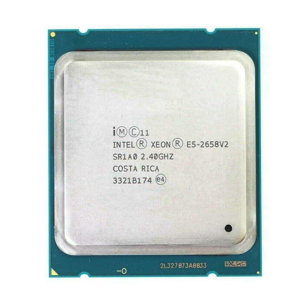 fastest cpu Intel Xeon E5 2658 V2 E5 2658V2 Processor 2.4GHZ 10-Core 25MB LGA 2011 95W CPU top processor
