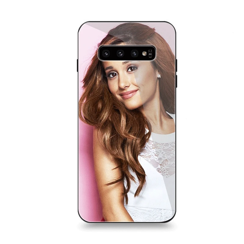 Чехол для телефона Стекло для samsung A70 A50 A30 A40 A20 A60 A10 S7 край S8 S9 S10 Plus Note 8 9 крышка певица Ариана Гранде прекрасный