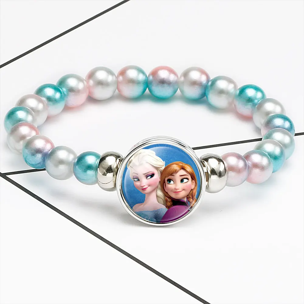 Disney princess wristband Children bangles cartoon Frozen Elsa bracelet ...