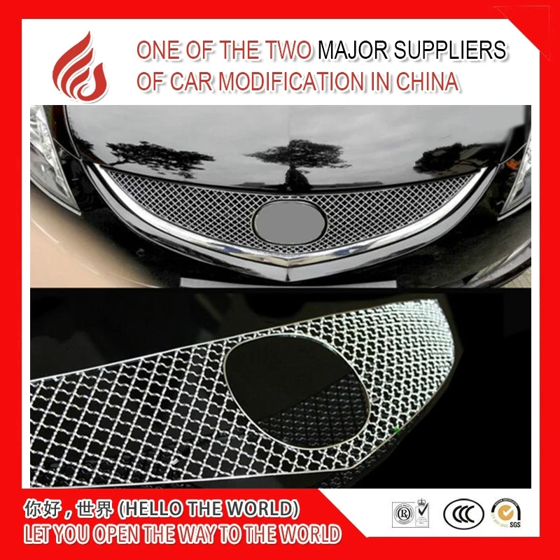 Hot sale Stainless steel modification car front grille racing grills