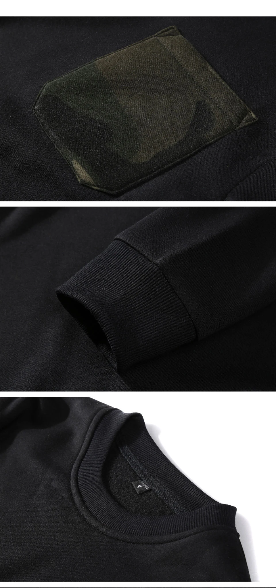 Moomphya/Splicing camo нагрудный карман Кофты для мужчин Хип Хоп Уличная одежда в стиле «хип-хоп», зимняя флисовая Толстовка для мужчин пуловер толстовки для мужчин европейский размер