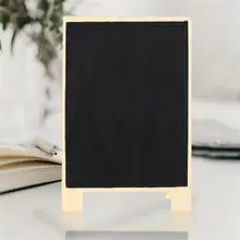 

1Pc Creative Tabletop Chalkboard Message Writing Board Memo Blackboard (Black)