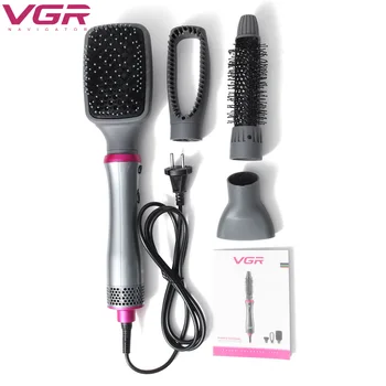 

3 in1 Electric Hair Dryer Comb and Volumizer Pro Multifunctional Infrared Ionic Hot Air Brush Comb Straightener Hair Curling