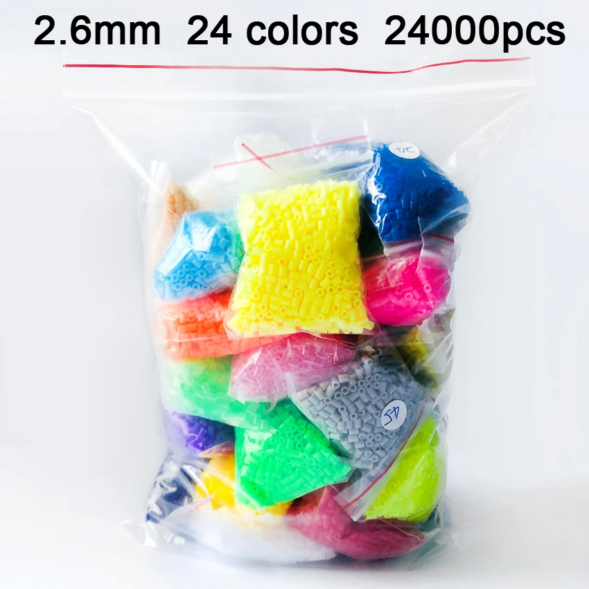 DOLLRYGA 72000 шт./пакет Хама бусины 72 Цвета 2 6 мм Perler головоломки развивающая игрушка