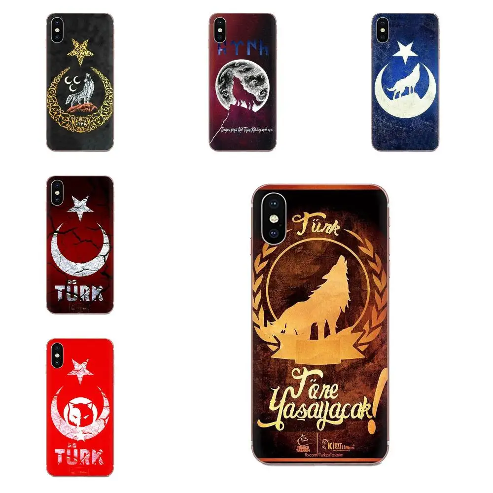 Флаг Турции волк TPU Quinn телефон для Huawei Honor 4C 5A 5C 5X 6 6A 6X 7 7A 7C 7X 8 8C 8S 9 10 10i 20 20i Lite Pro |