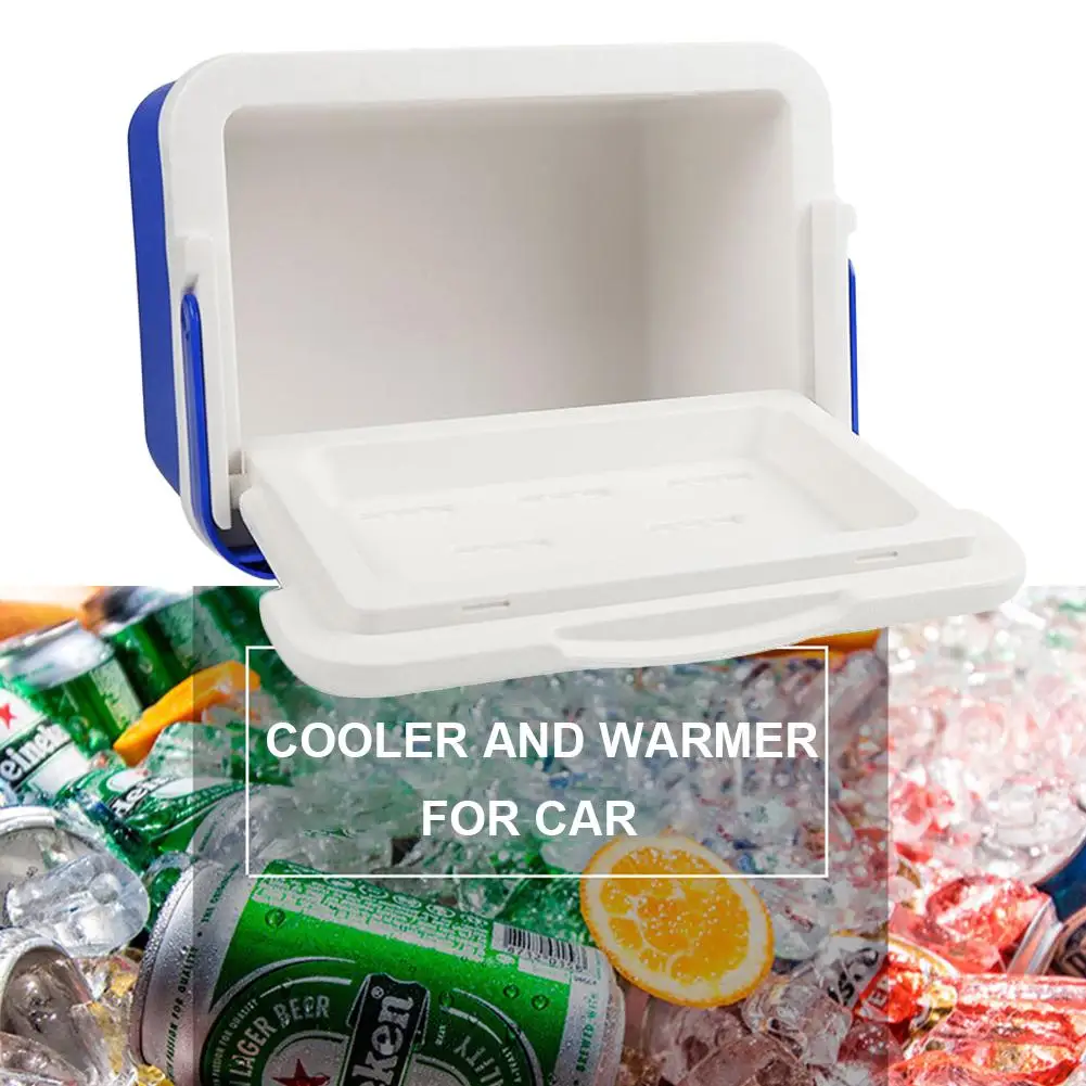 Car Refrigerator 6L Cooler And Warmer For Car Home Portable Car Fridge Milk Food Insulated Carrier With Handle Car Appliances camping fridge