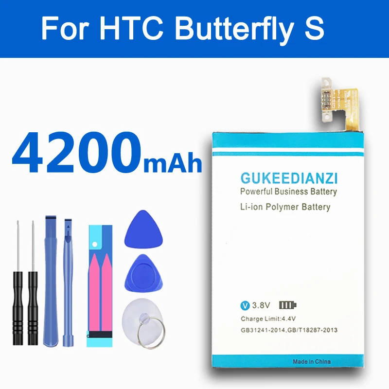 4200 мА/ч Батарея для HTC Butterfly S 9088 901E 901S 9060 919D BO68100 запасные батареи мобильного