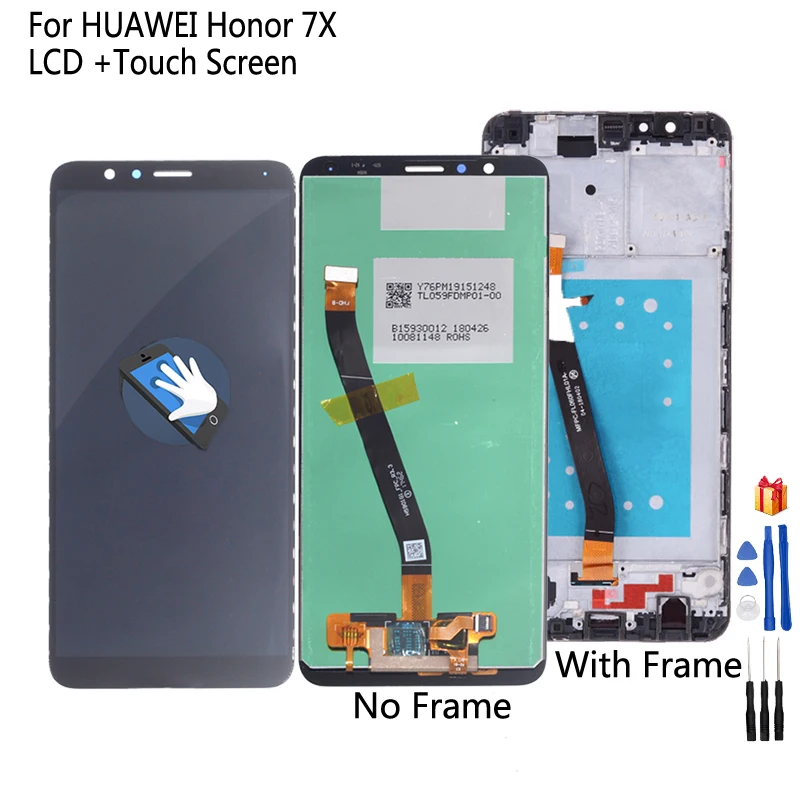 Для Huawei Honor 7X ЖК-дисплей сенсорный экран дигитайзер для сборки Honor7X BND-AL10 BND-L21/L22