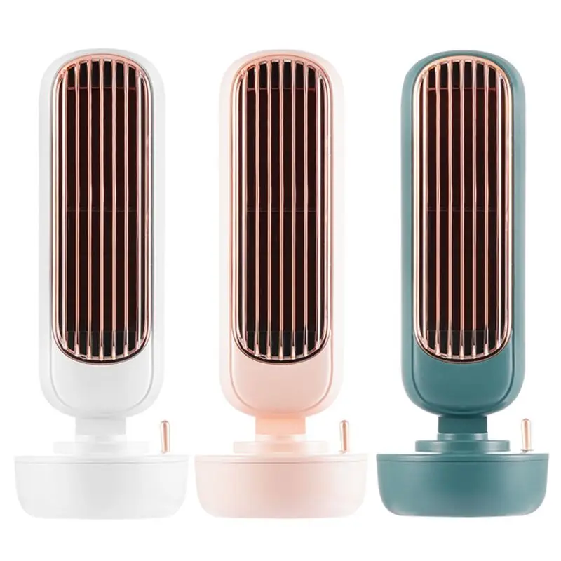 

Retro Humidification Tower Fan Two in One USB Charging Air Conditioner Cooler