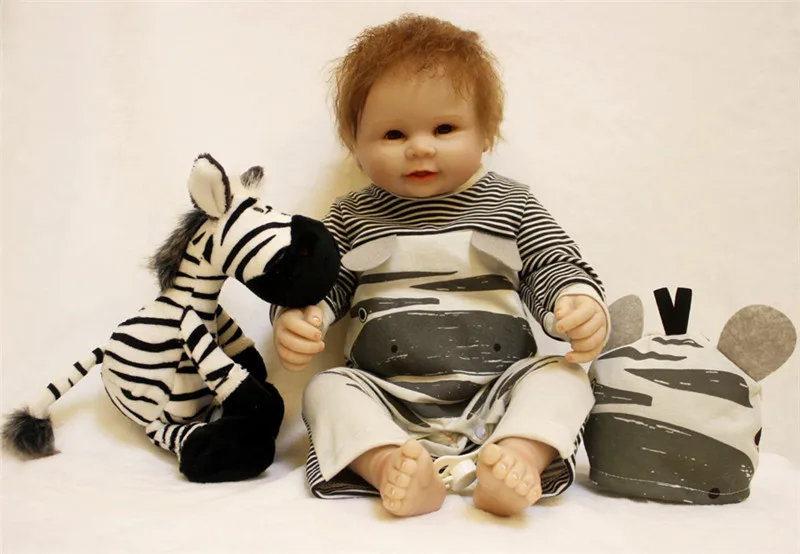 20 дюймов, кукла для новорожденного мальчика, полностью силиконовая, Inteiro Bebe Reborn Menino, кукла, может быть купана, Boneca Reborn Menino Brinquedos