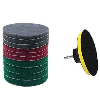 

Electric Drill Bowl Cleaning Set 10 Pieces 4 Inch Wash Pillows Glass Porcelain Shower Tub (Ran Color)