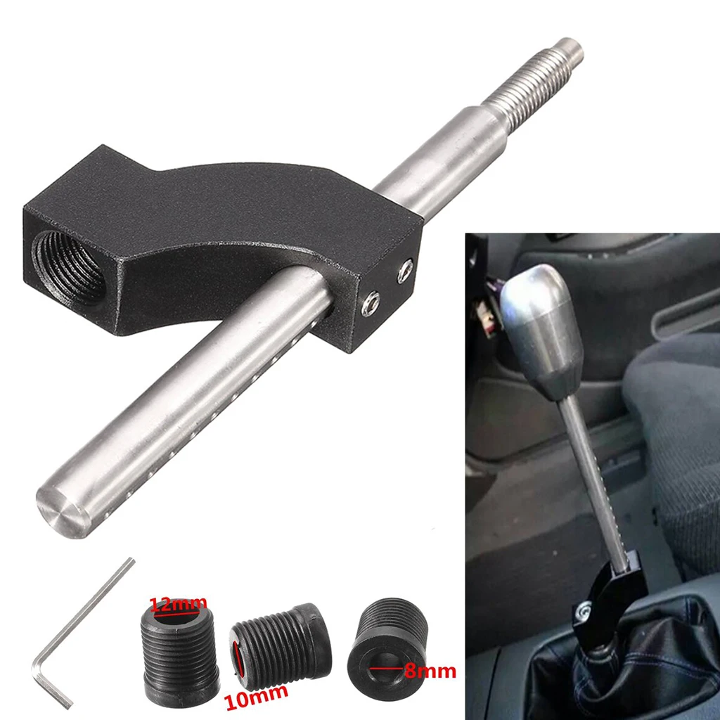 For Honda Civic Dual Bend Adjustable Height shift knob Extend Short Shifter