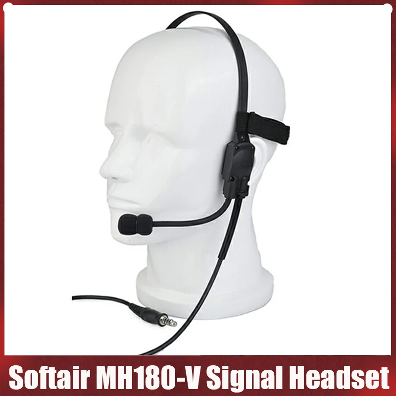 High Quality Ztac Softair MH180 V Signal Headset Bone Conduction