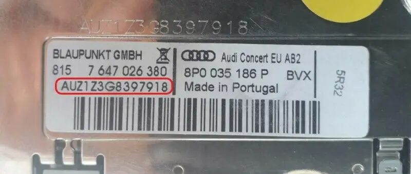 where to find audi radio code where to find audi radio code