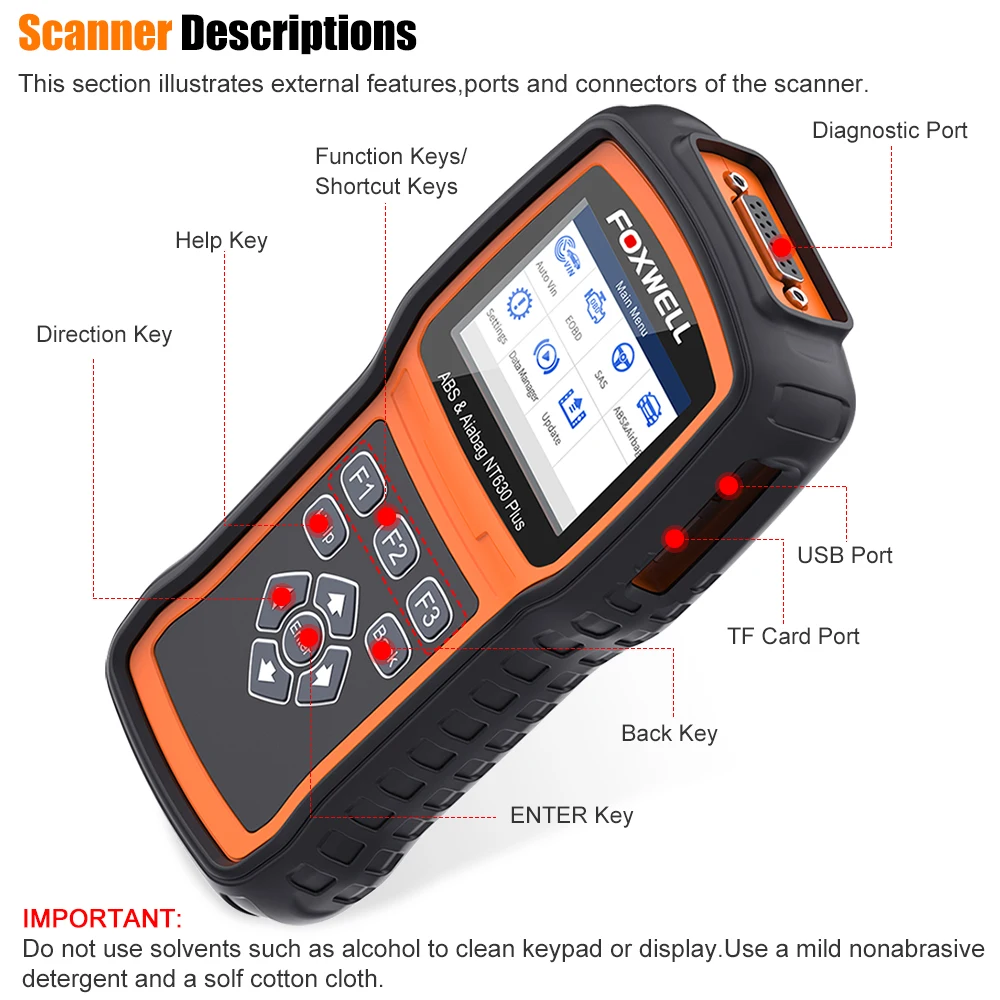 Foxwell NT630 Plus OBD2 автомобильный сканер ABS SRS AirBag Reset Универсальный ODB2 диагностический