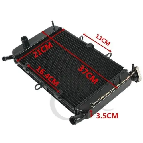 Aluminum Radiator Cooler Cooling For Yamaha XJ6 2009-2015 XJ6S XJ6N 2009- XJ6F 2010- FZR6 2014 FZ6R 2009-