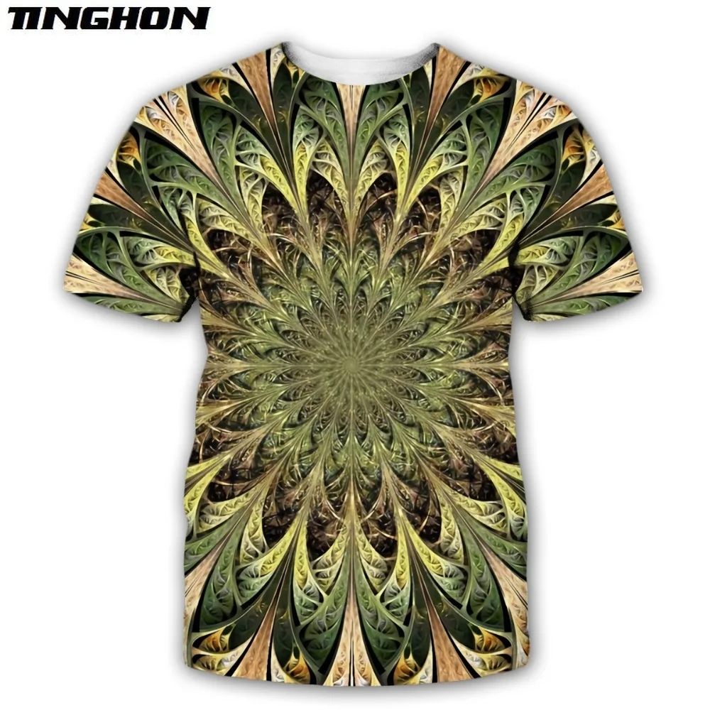 XS 7XL модная Триппи футболка светящаяся в темноте 3D психоделический принт для