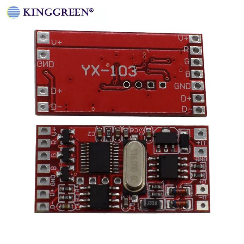 2X высокое качество 3 канала DMX512 декодер 3CH RGB DMX512 RGB светодиодный контроллер DC12-24V вход dmx декодер