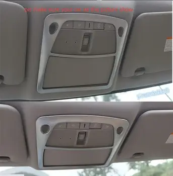 

Lapetus Chrome Front + Rear Roof Reading Lamps Lights Frame Cover Trim 3 Pcs / Set Accessories For Nissan Maxima 2016 ABS